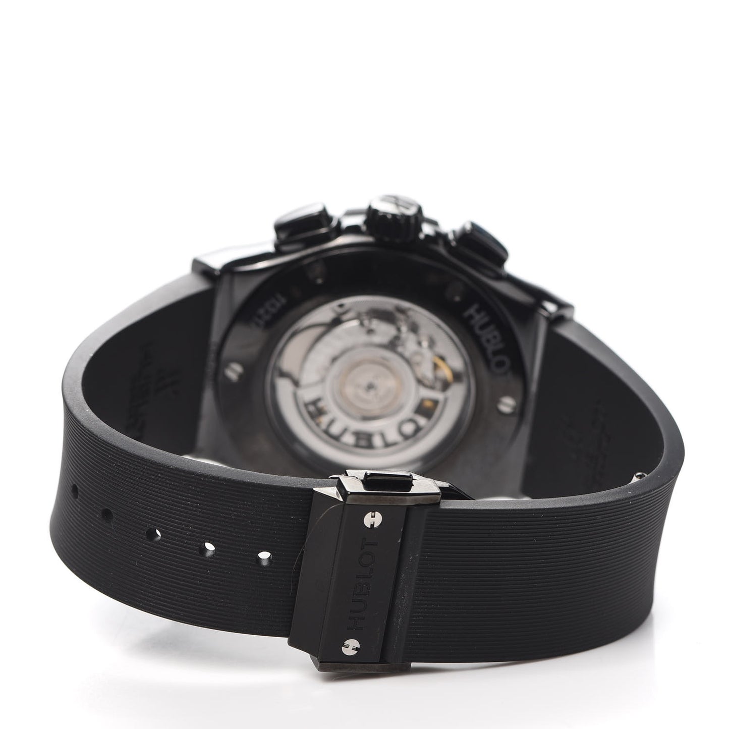 Titanium Ceramic Alligator 45mm Classic Fusion Aerofusion Chronograph Automatic Watch Black 525.CM.0170.RX