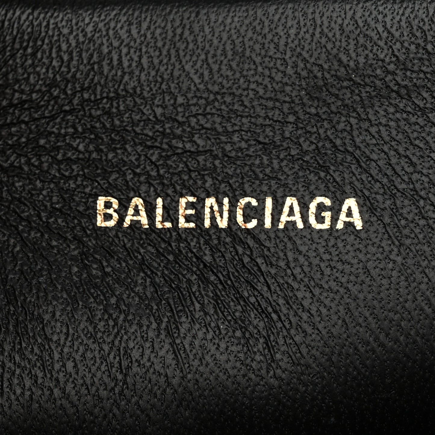Calfskin Logo Large Zip Pouch Acid Pink