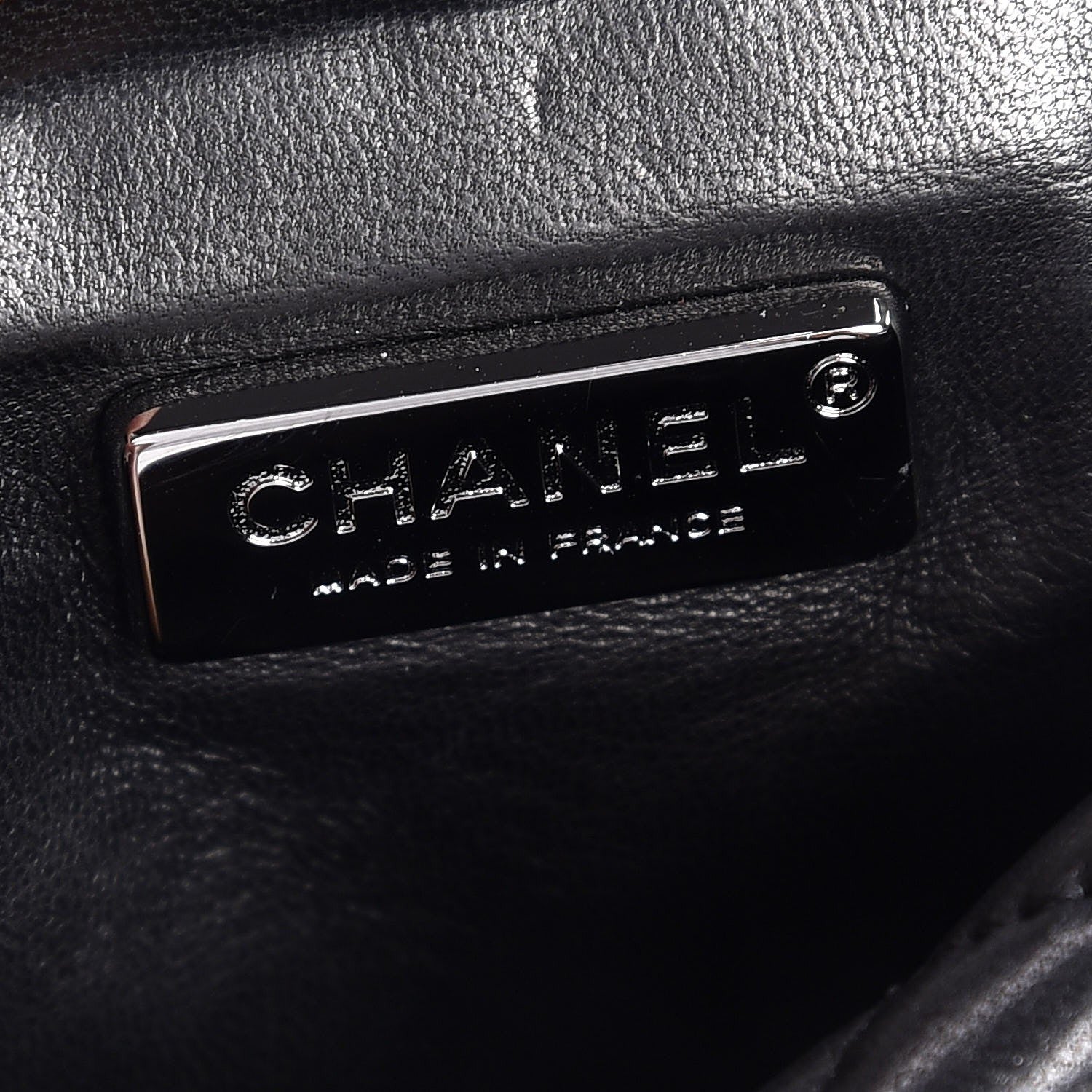 Chanel Lambskin Quilted Camellia Wristlet Black 6 of 7