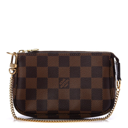 Louis Vuitton Damier Ebene Mini Pochette Accessories 1 of 8