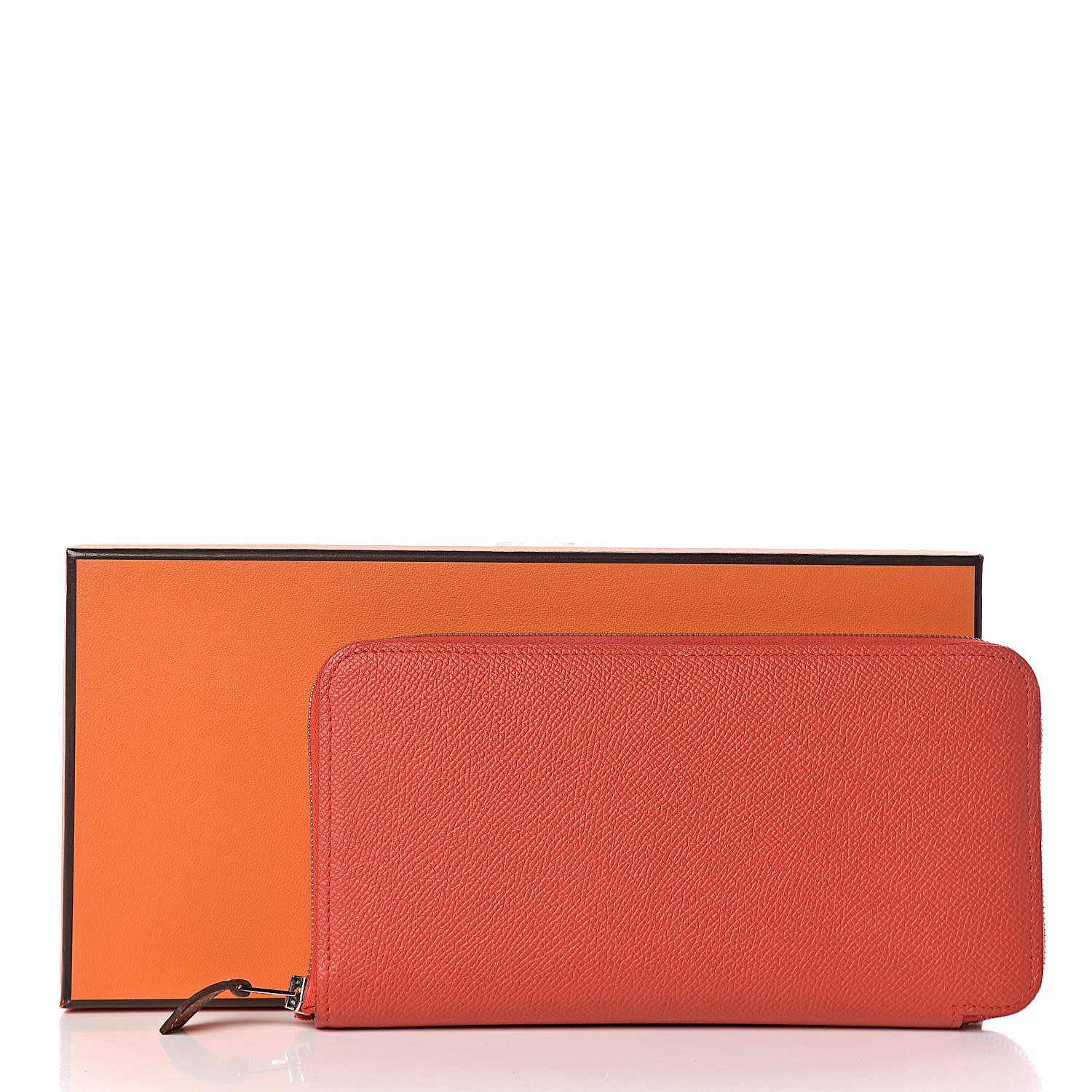 Hermes Epsom Silk'in Wallet Capucine 10 of 10