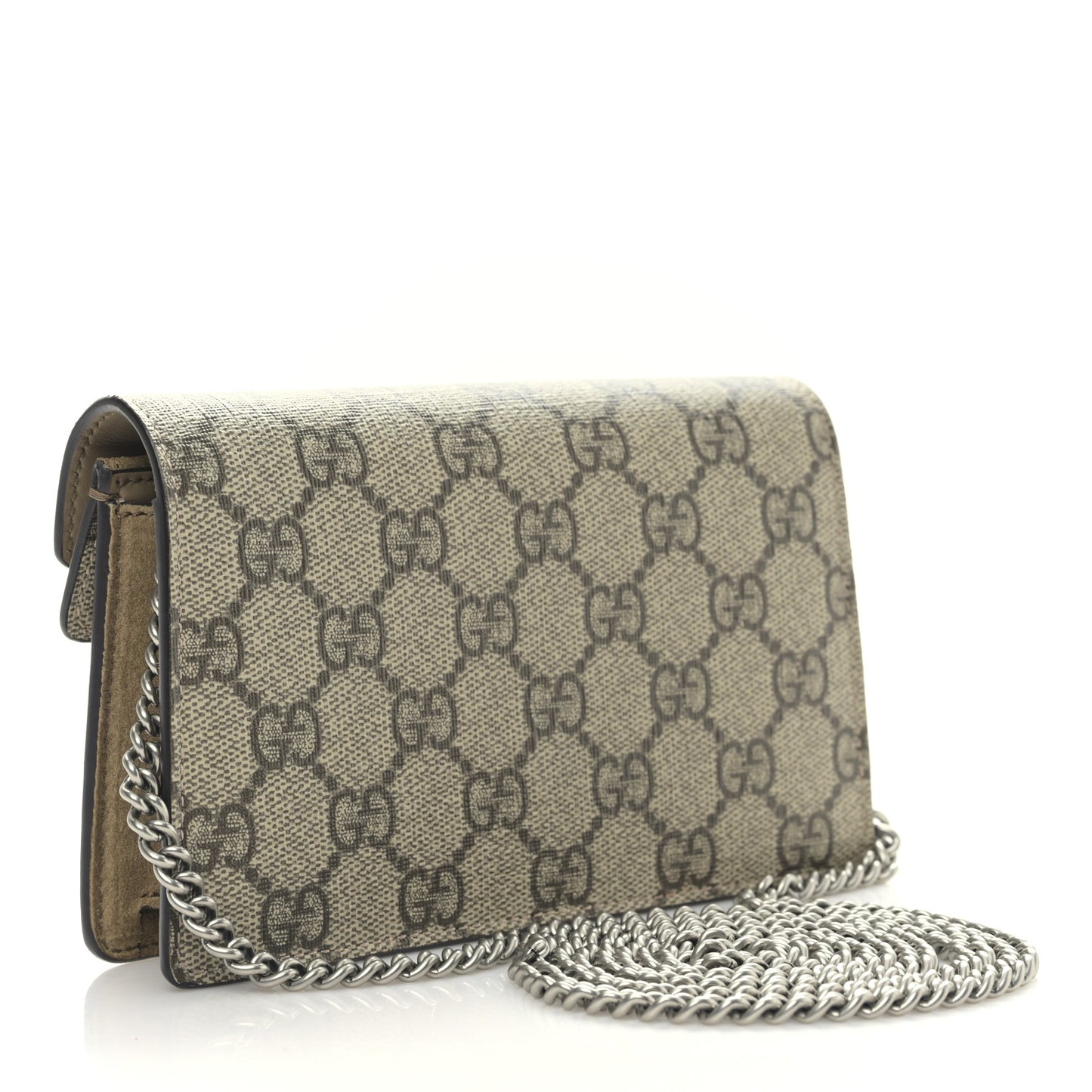 GG Supreme Monogram Super Mini Dionysus Shoulder Bag Taupe