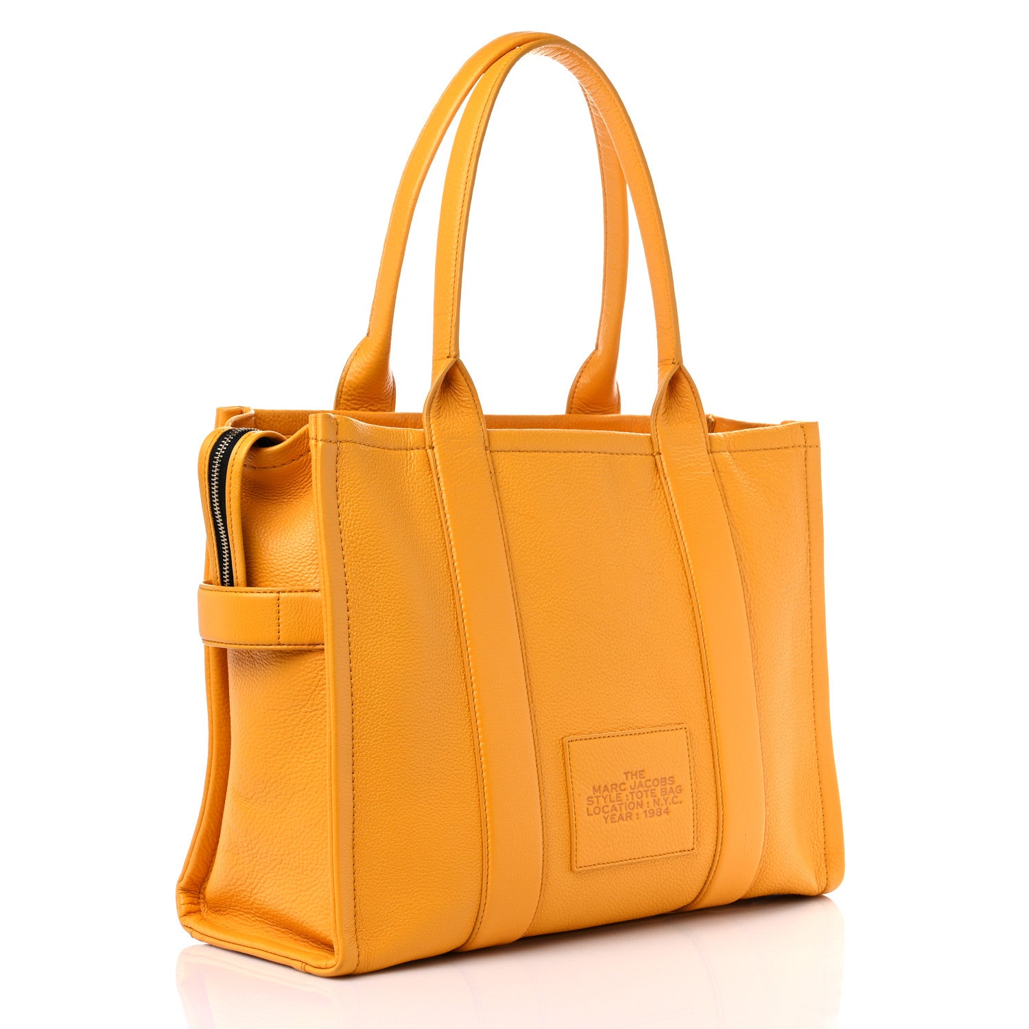 Marc Jacobs Grained Calfskin Large The Tote Bag Artisan Gold 3 of 13