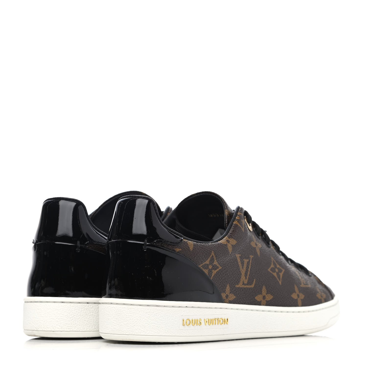 Louis Vuitton Patent Monogram Frontrow Sneakers 38.5 3 of 4