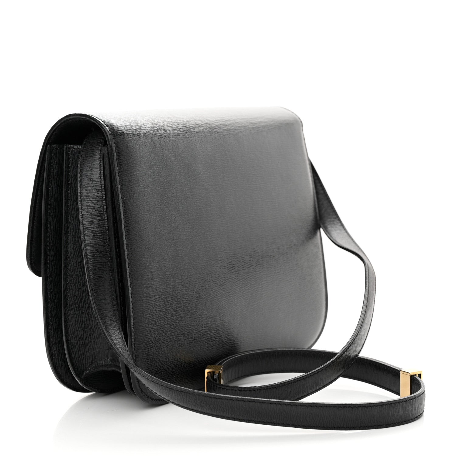 Celine Liege Calfskin Medium Classic Box Flap Bag Black 3 of 12