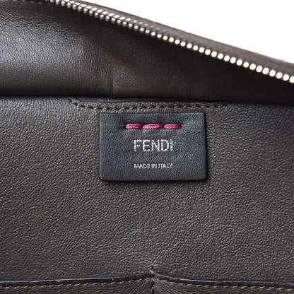 Fendi Vitello Dolce Shiny Nappa Petite 3Jours Tote Magenta Carbone 6 of 18