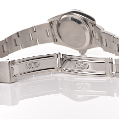Rolex Stainless Steel 24mm Oyster Perpetual Watch Silver 76080 6 of 7