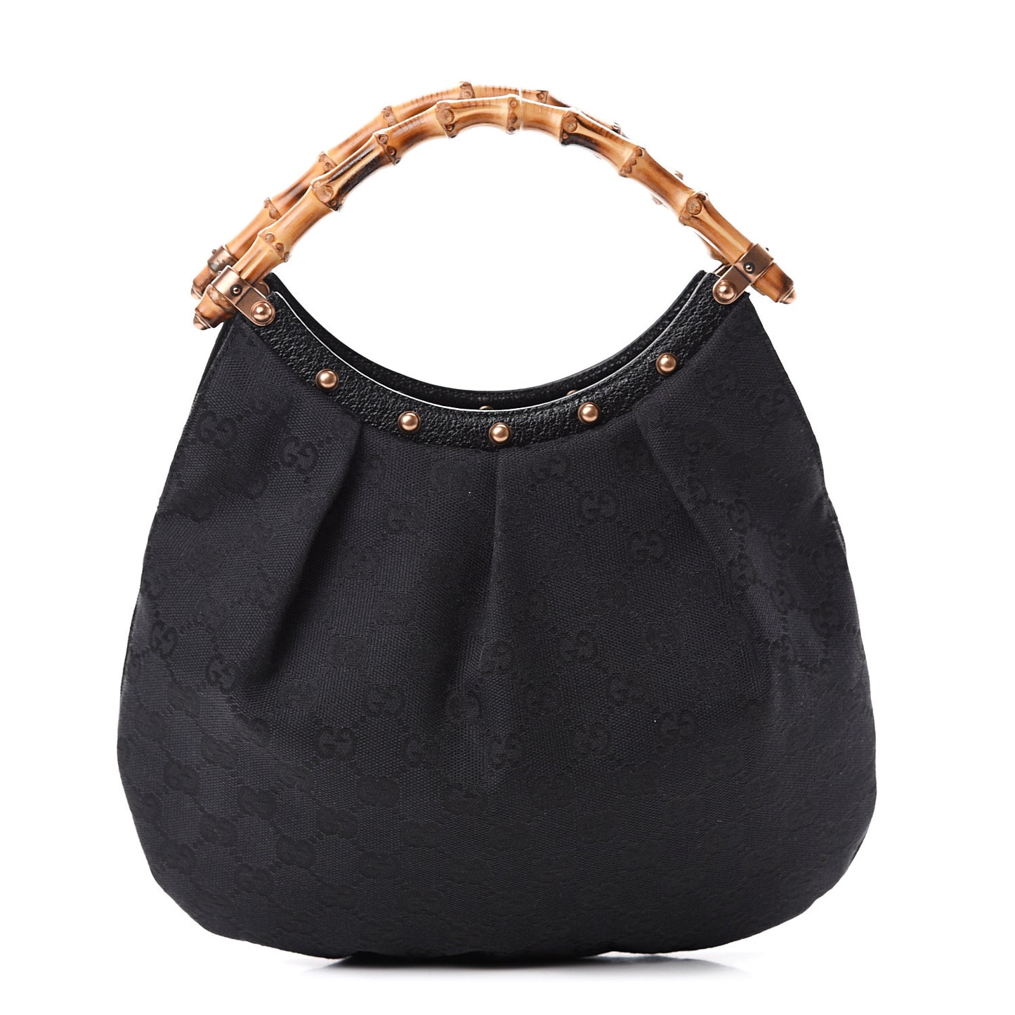 Monogram Bamboo Small Handbag Black