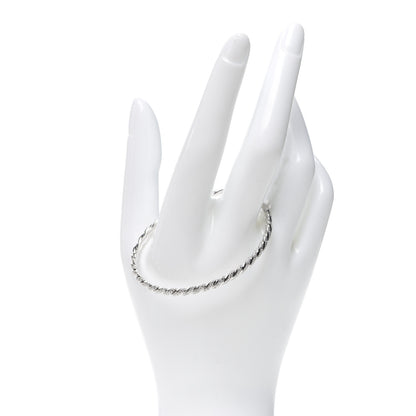 David Yurman 18K White Gold Diamond 3.5mm Paveflex Single Row Bracelet 2 of 4