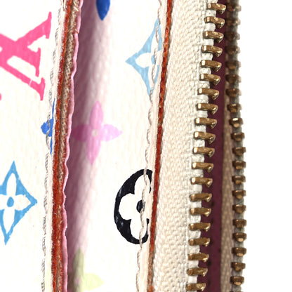 Louis Vuitton Monogram Multicolor Key Pouch White Litchi 9 of 11