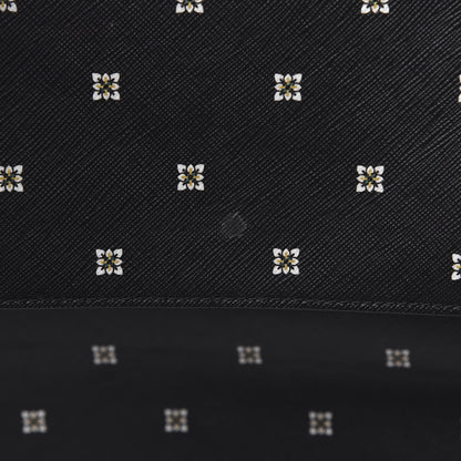 Givenchy Textured Coated Canvas Mini Lilies Print Large Antigona Tote Black 9 of 14
