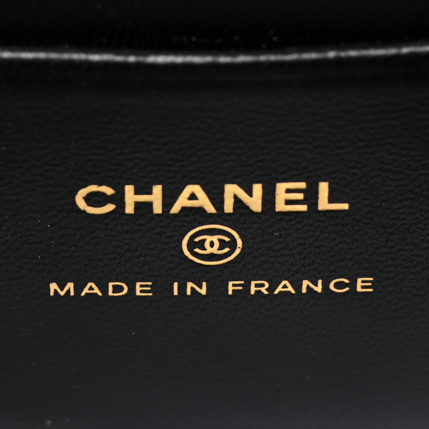 Chanel Lambskin Quilted Small Top Handle Vanity Case With Chain Black 6 of 9