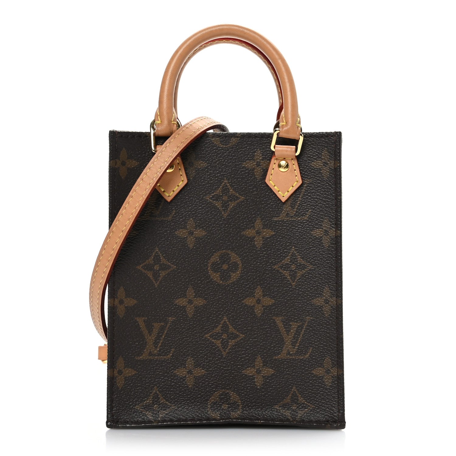 Louis Vuitton Monogram Petit Sac Plat 1 of 8