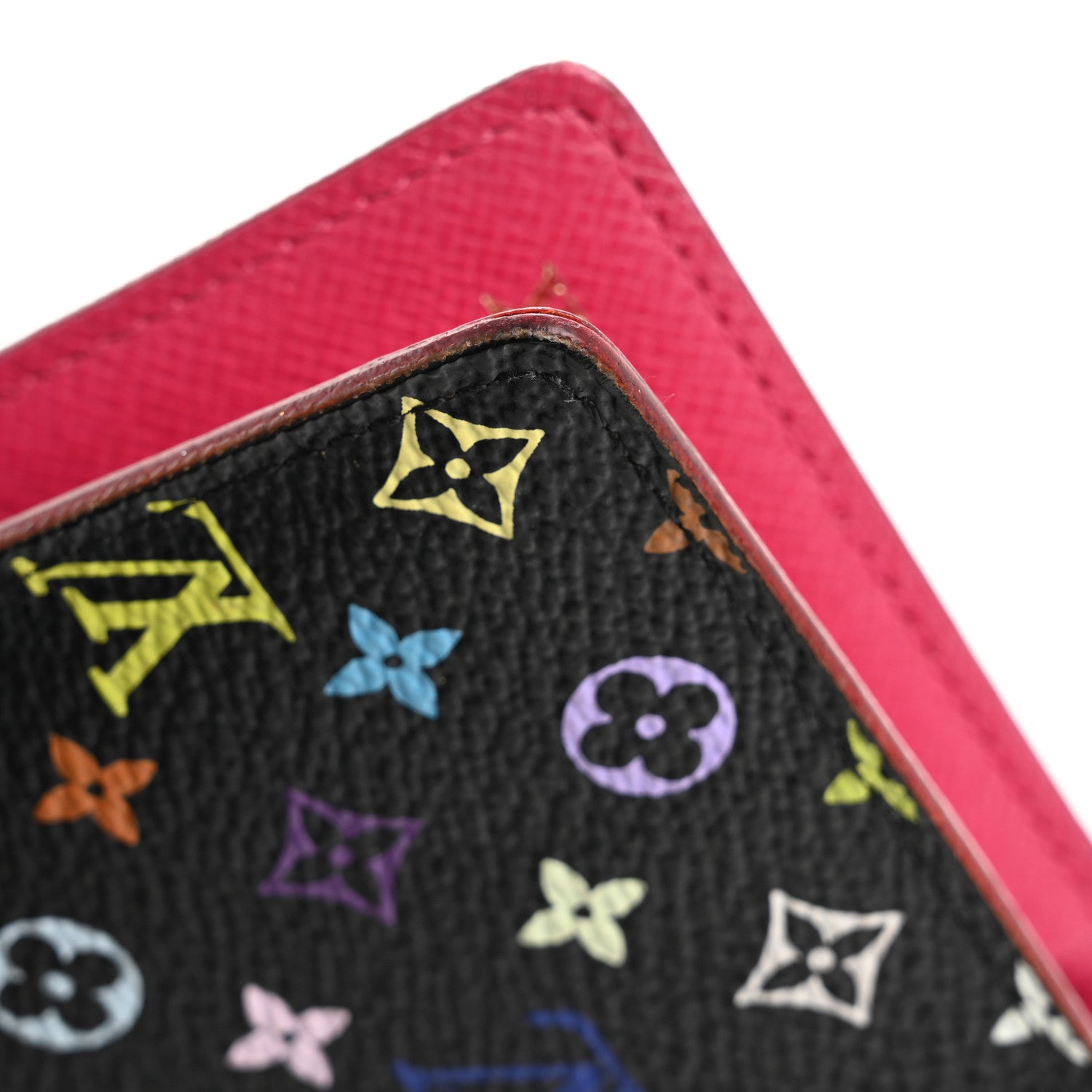 Louis Vuitton Monogram Multicolor Small Ring Agenda Cover Black Grenade 12 of 14