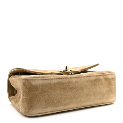 Chanel Suede Calfskin Mini Souplissimo Flap Dark Beige 4 of 11