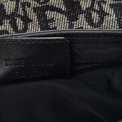 Christian Dior Monogram Double Saddle Bag Black 7 of 9
