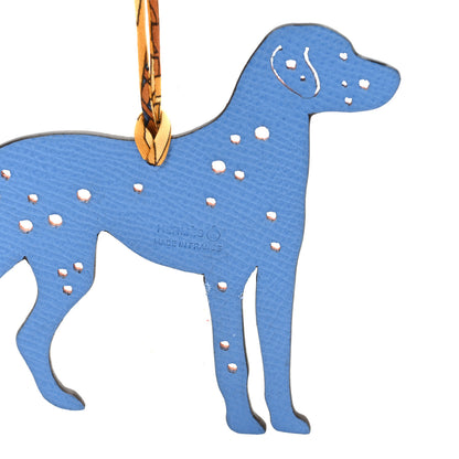 Hermes Togo Epsom Petit H Dalmatian Dog Bag Charm 3 of 3