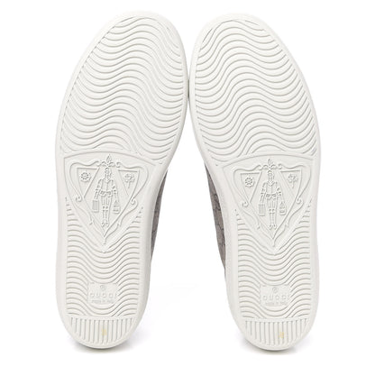 Gucci GG Supreme Monogram Fake/Not Womens Ace Sneakers 38 Beige New Shamarock Brown Sugar 5 of 9