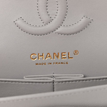 Chanel Caviar Quilted Small Double Flap Grey 6 of 11