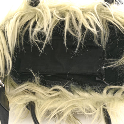 Marc Jacobs Faux Fur Mini The Creature Tote Bag Pistachio 5 of 12