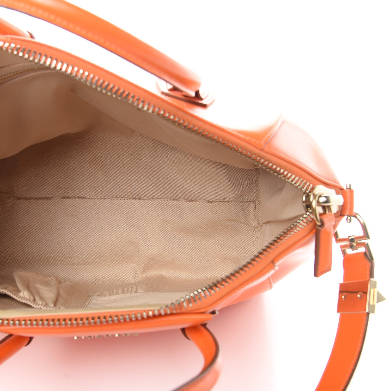 Givenchy Shiny Lord Calfskin Medium Antigona Orange 5 of 14