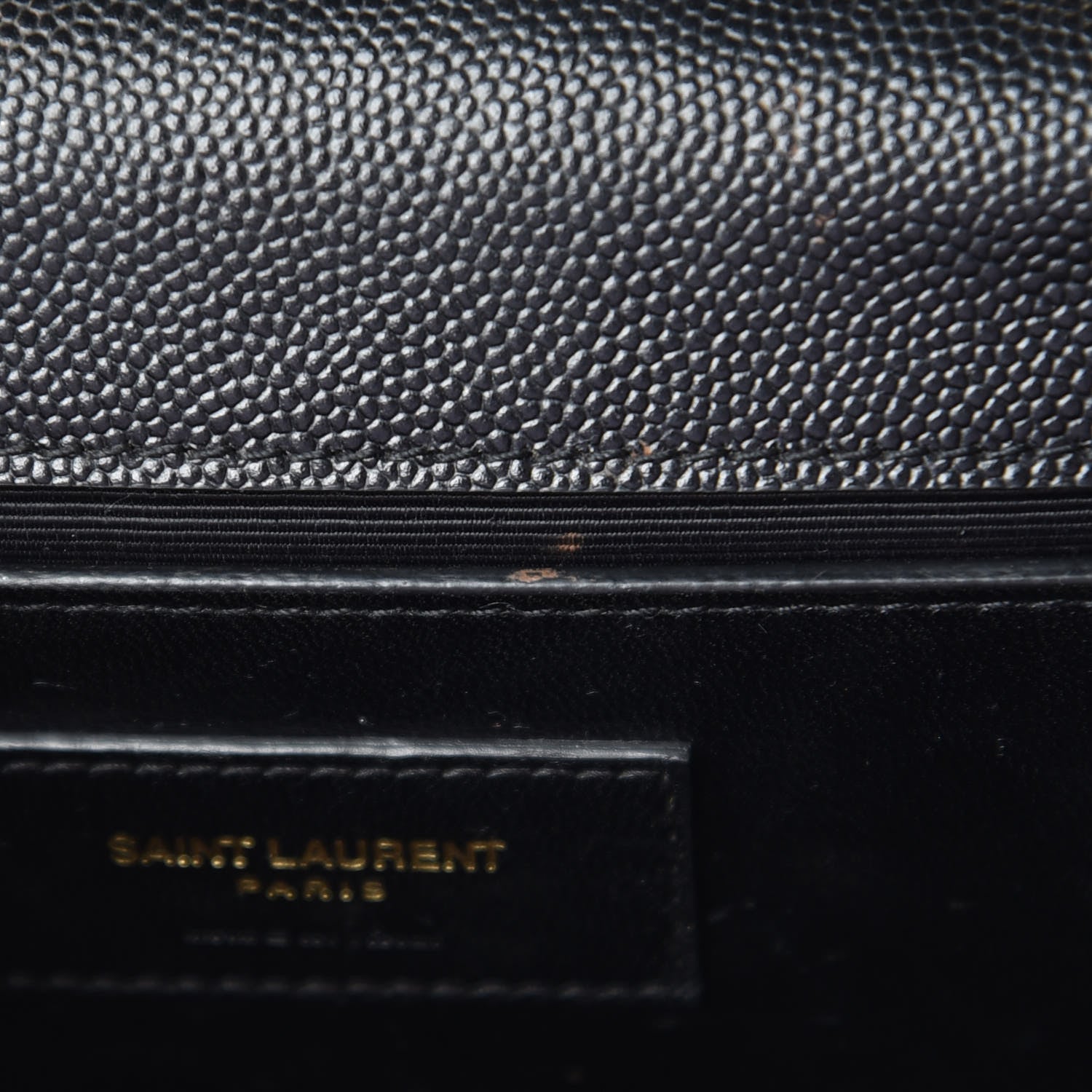 Saint Laurent Grain De Poudre Small Monogram Kate Satchel Black 7 of 16