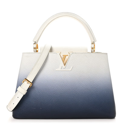 Louis Vuitton Taurillon Gradient Capucines PM Denim Blue 1 of 11