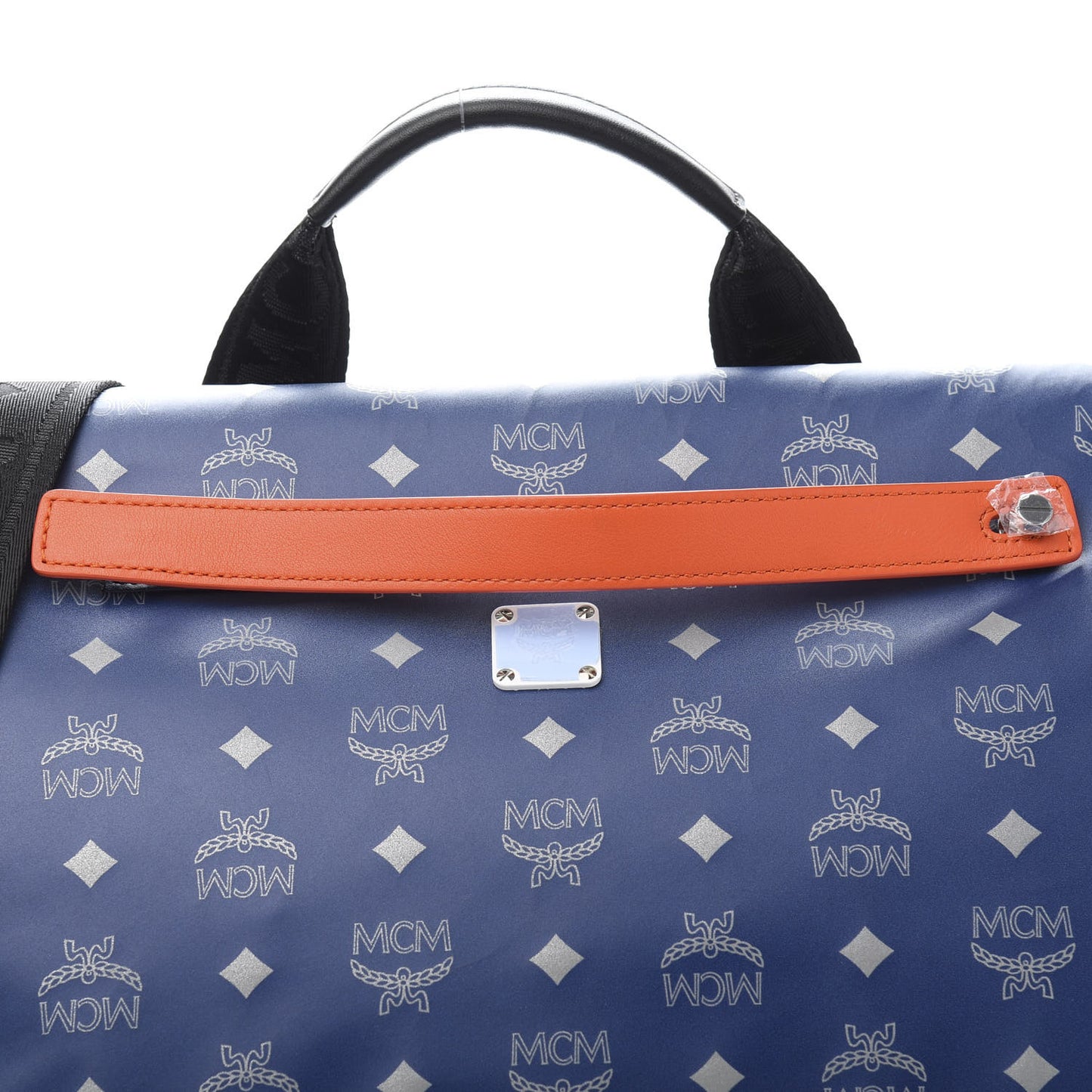Visetos Reflective Nylon Large Resnick Crossbody Bag Estate Blue