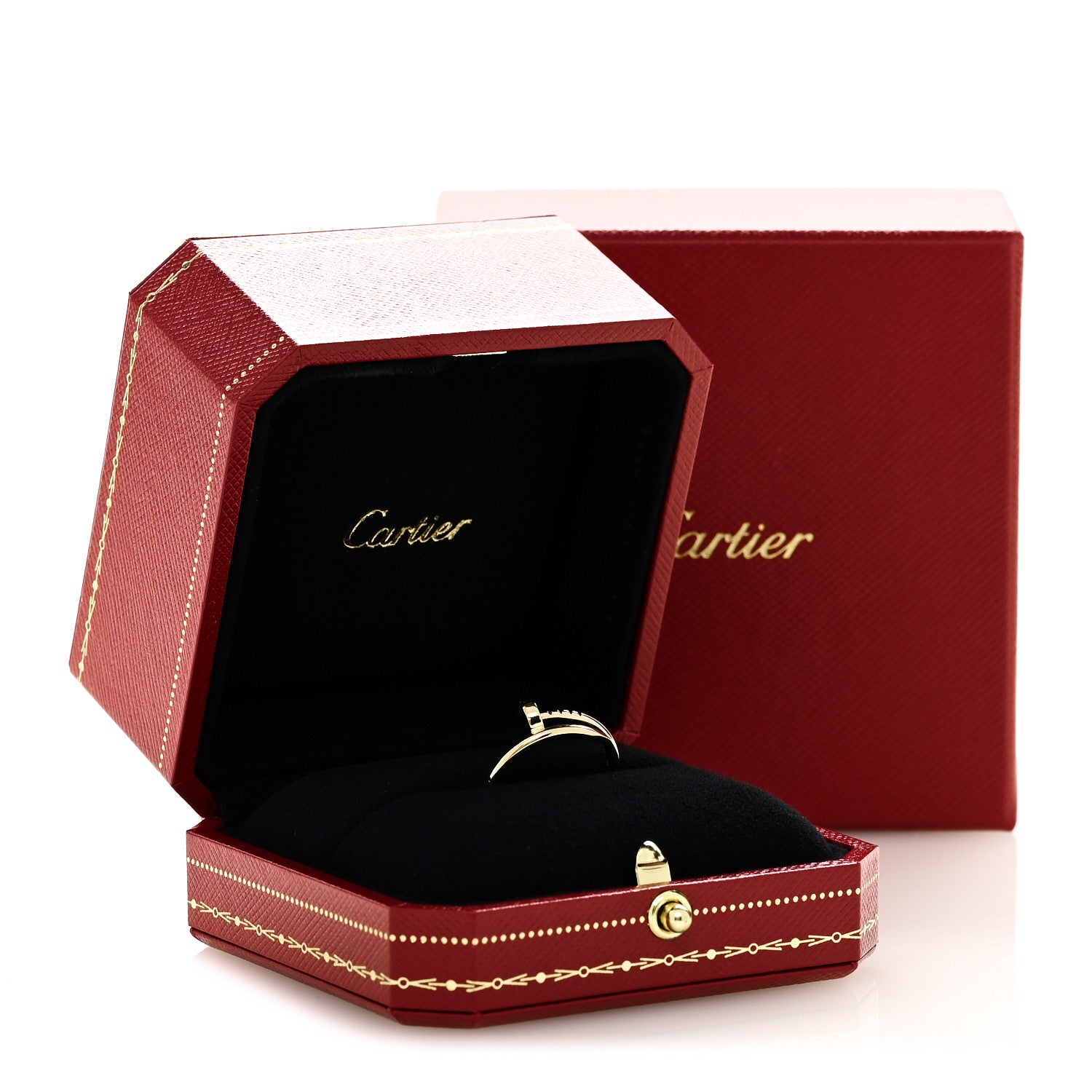 Cartier 18K Yellow Gold Small Juste Un Clou Ring 53 6.5 6 of 6