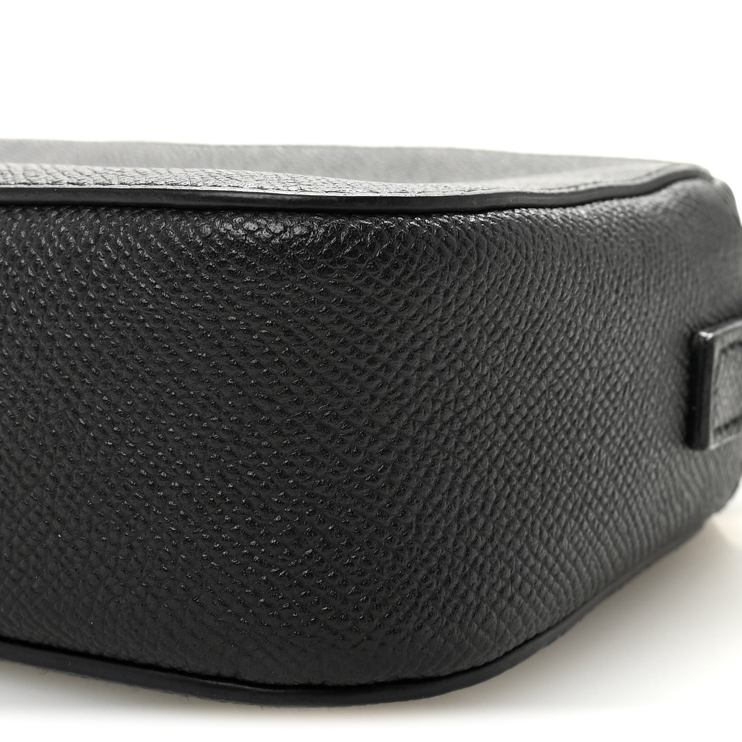 Balenciaga Signature Grained Calfskin Logo XS Ville Camera Bag Black White 9 of 9