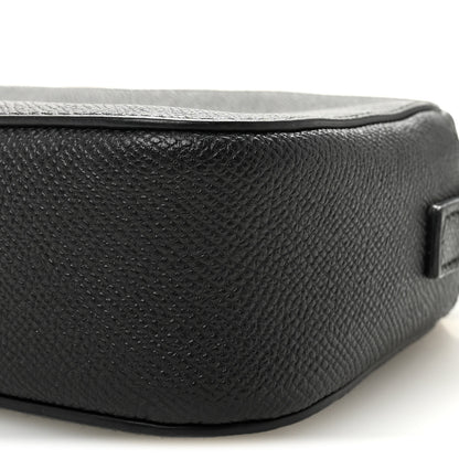 Balenciaga Signature Grained Calfskin Logo XS Ville Camera Bag Black White 9 of 9