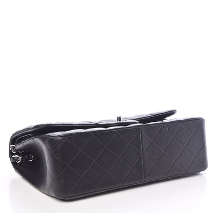 Chanel Lambskin Quilted Jumbo Double Flap Black 4 of 13