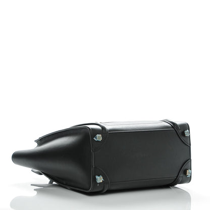 Celine Smooth Calfskin Micro Luggage Black 4 of 6