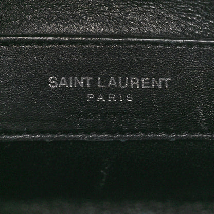 Saint Laurent Calfskin Crystal Embellished Nano Sac de Jour Black 6 of 12