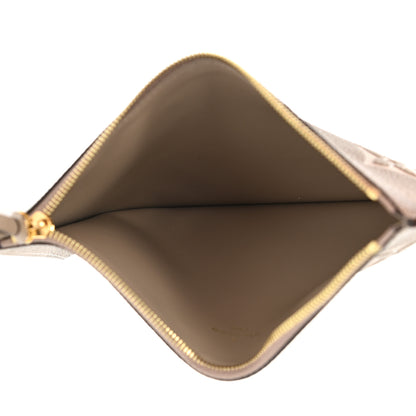 Louis Vuitton Empreinte Monogram Giant Pochette Felicie Zippered Insert Tourterelle Creme 5 of 6