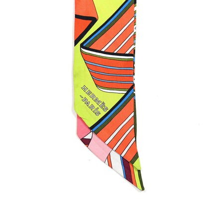 Hermes Silk Sangles En Zigzag Twilly 2 of 4