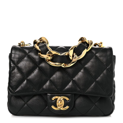 Chanel Lambskin Quilted Small Funky Town Flap Black 2 of 25