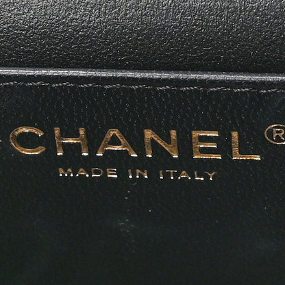 Chanel Lambskin Quilted Small Metal Top Handle Flap Black 6 of 10