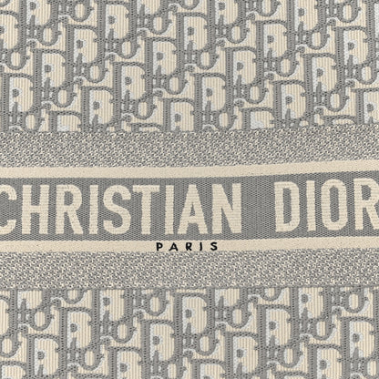 Christian Dior Oblique Large Book Tote Grey 8 of 12