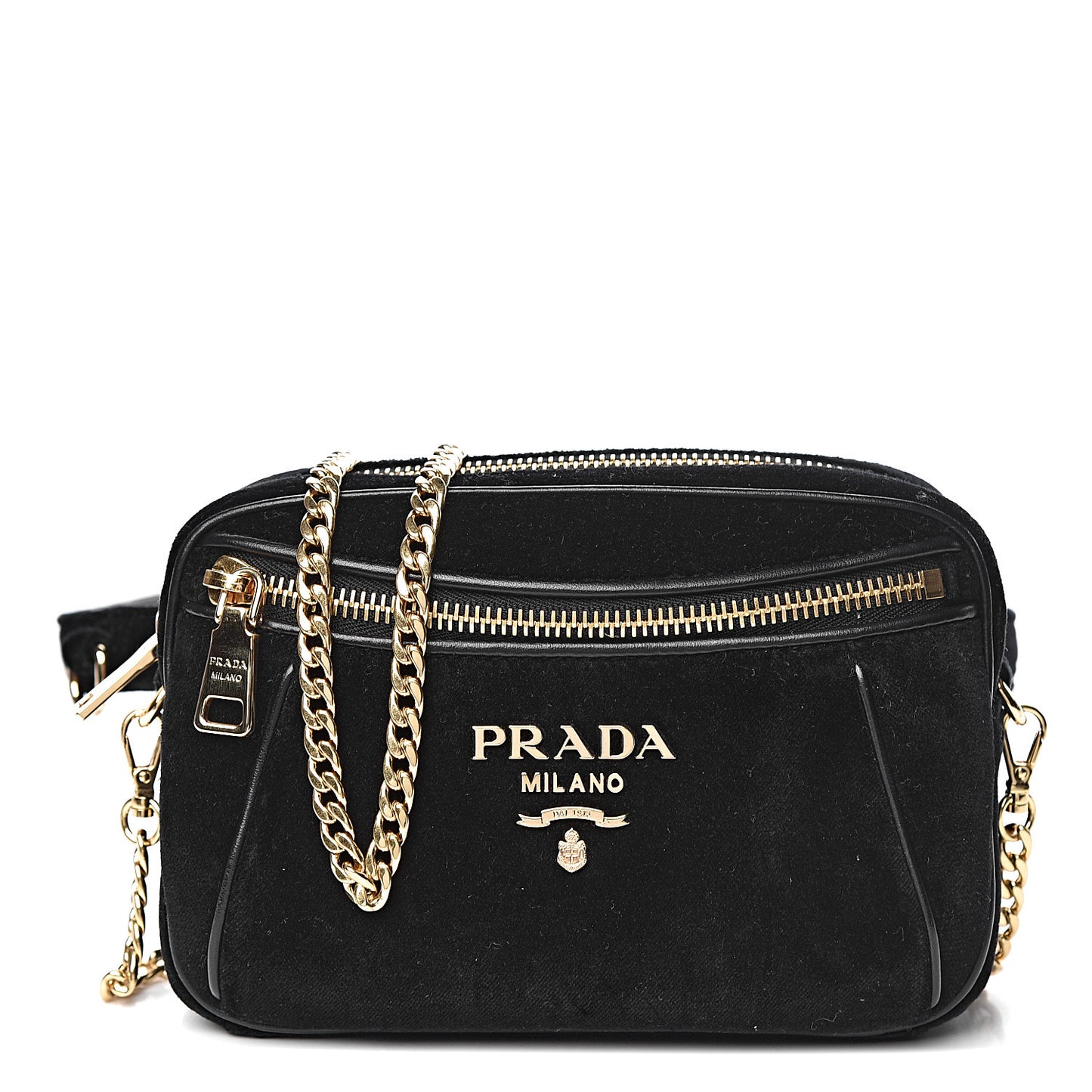 Velluto Belt Bag Black