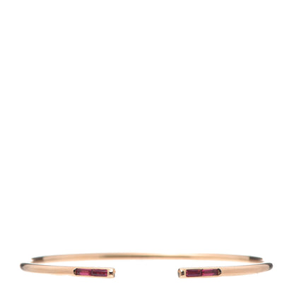 Tiffany 18K Rose Gold Tourmaline Sparklers Wire Bracelet 1 of 5