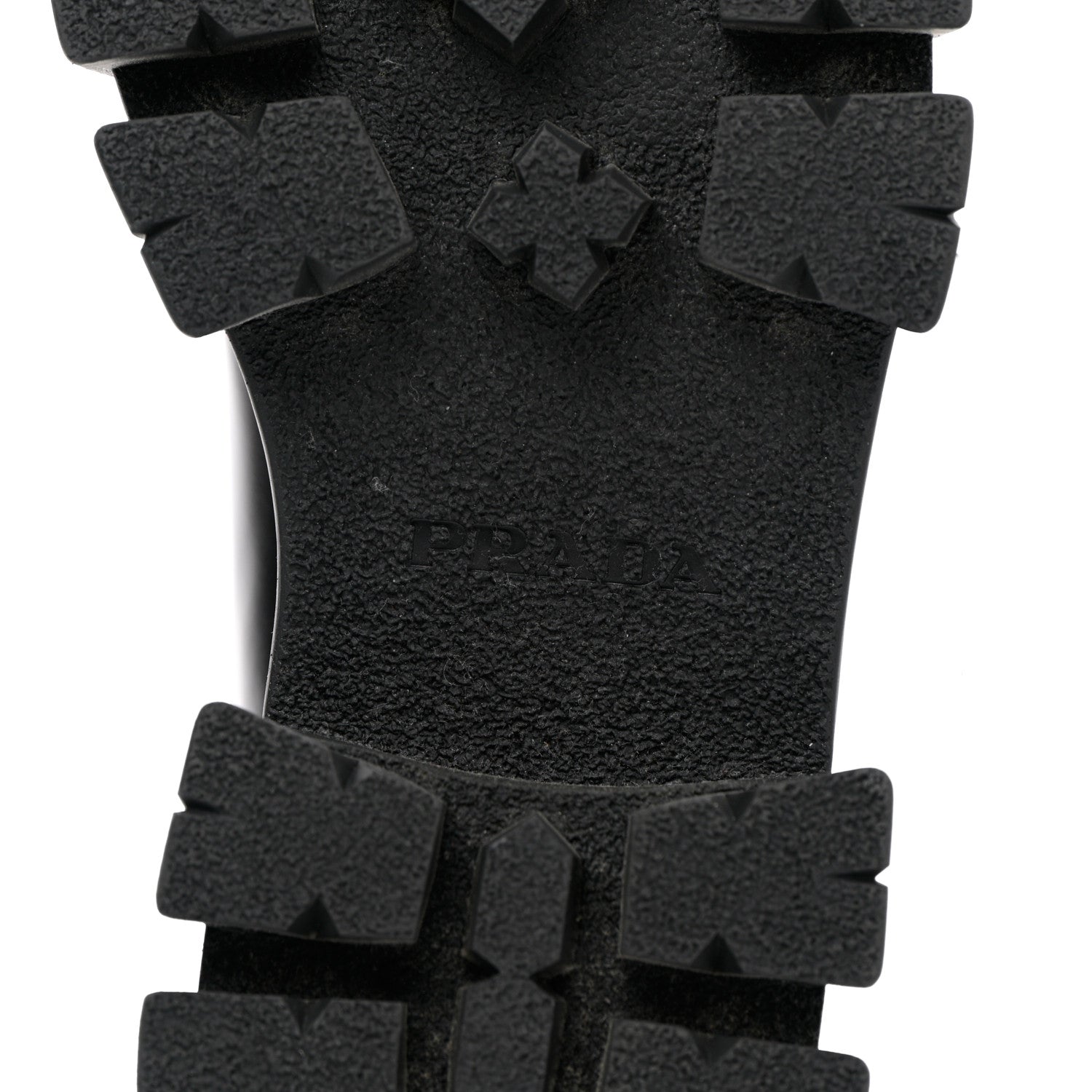 Prada Spazzolato Rois Monolith Chelsea 55mm Ankle Boots 37.5 Black 8 of 16