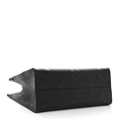 Louis Vuitton Empreinte Monogram Giant OnTheGo MM Black 4 of 9