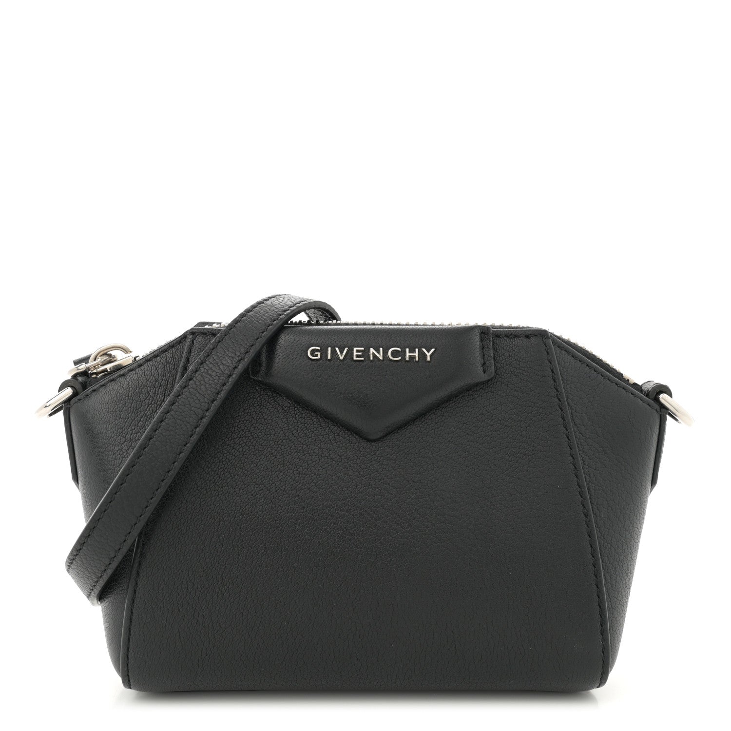 Givenchy Sugar Goatskin Nano Antigona Black 1 of 11