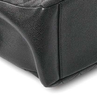 Chanel Caviar Quilted Grand Shopping Tote GST Black 9 of 10