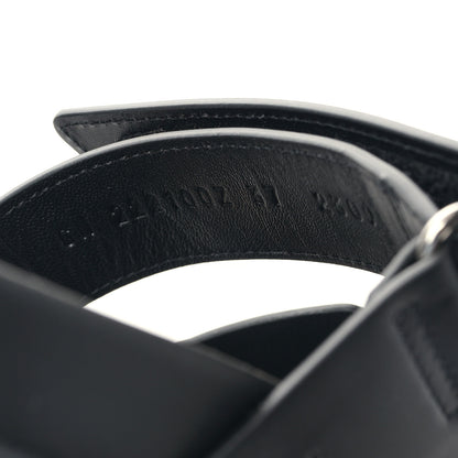 Hermes Calfskin Womens Chypre Sandals 37 Black 8 of 9