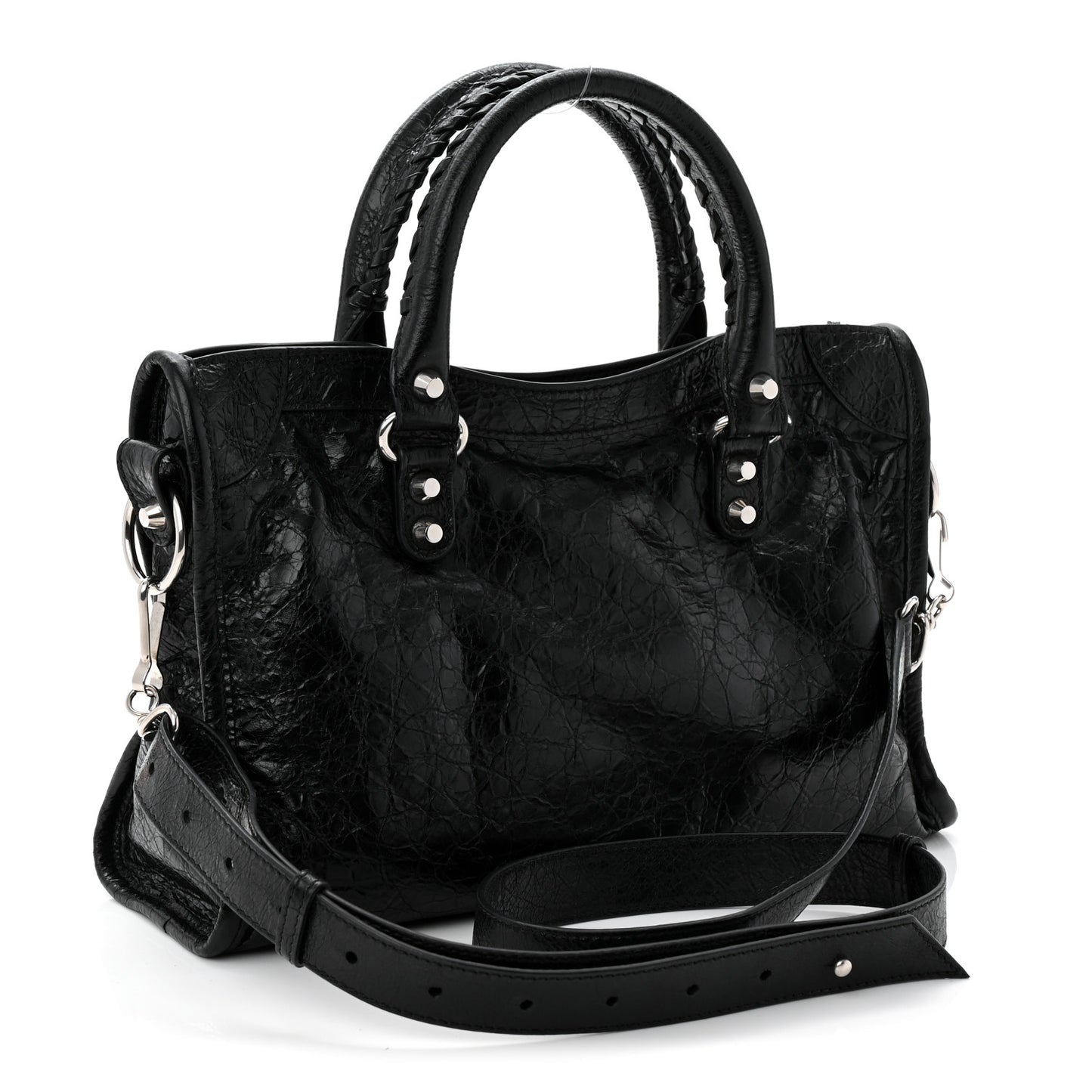 Agneau Arena Silver Hardware Small Le City Black