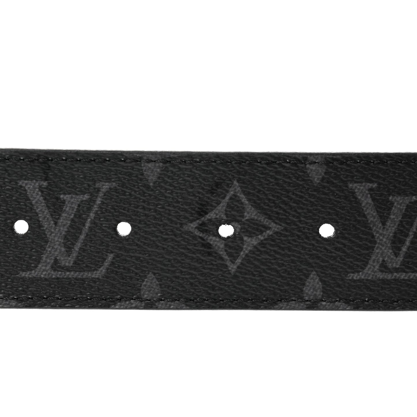 Monogram Eclipse Taigarama 40mm LV Initiales Reversible Belt 85 34 Black
