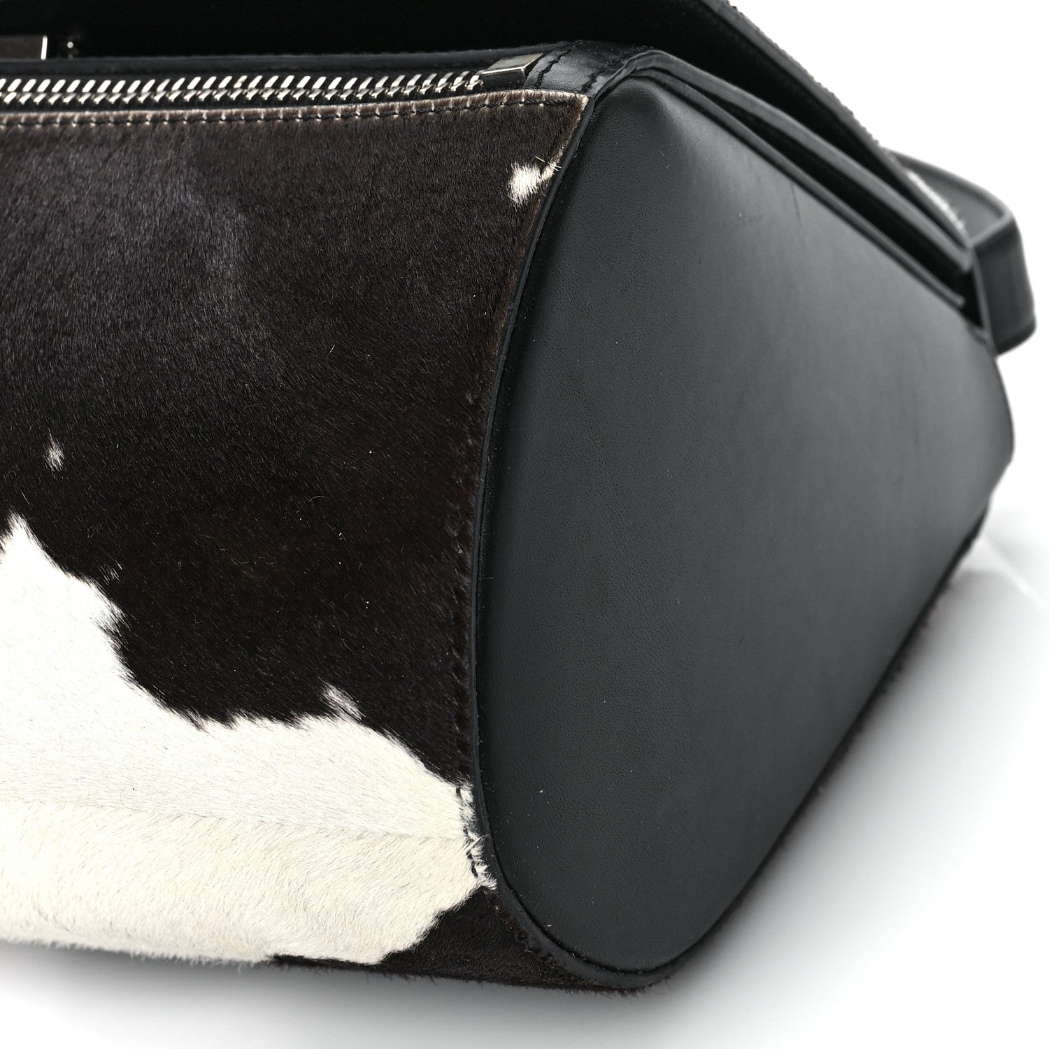 Givenchy Cow Hair Medium Pandora Box Crossbody Bag Brown White 9 of 9