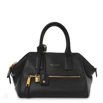 Marc Jacobs Textured Calfskin Small Incognito Satchel Black 1 of 7